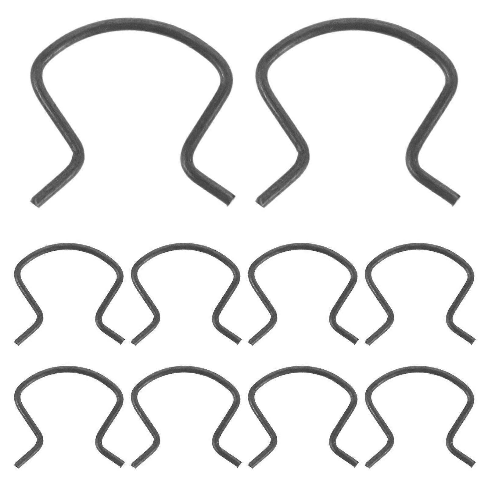 10pcs Car Window Handle Retaining Clips Metal Clip Crank Retainer Fixing Clips