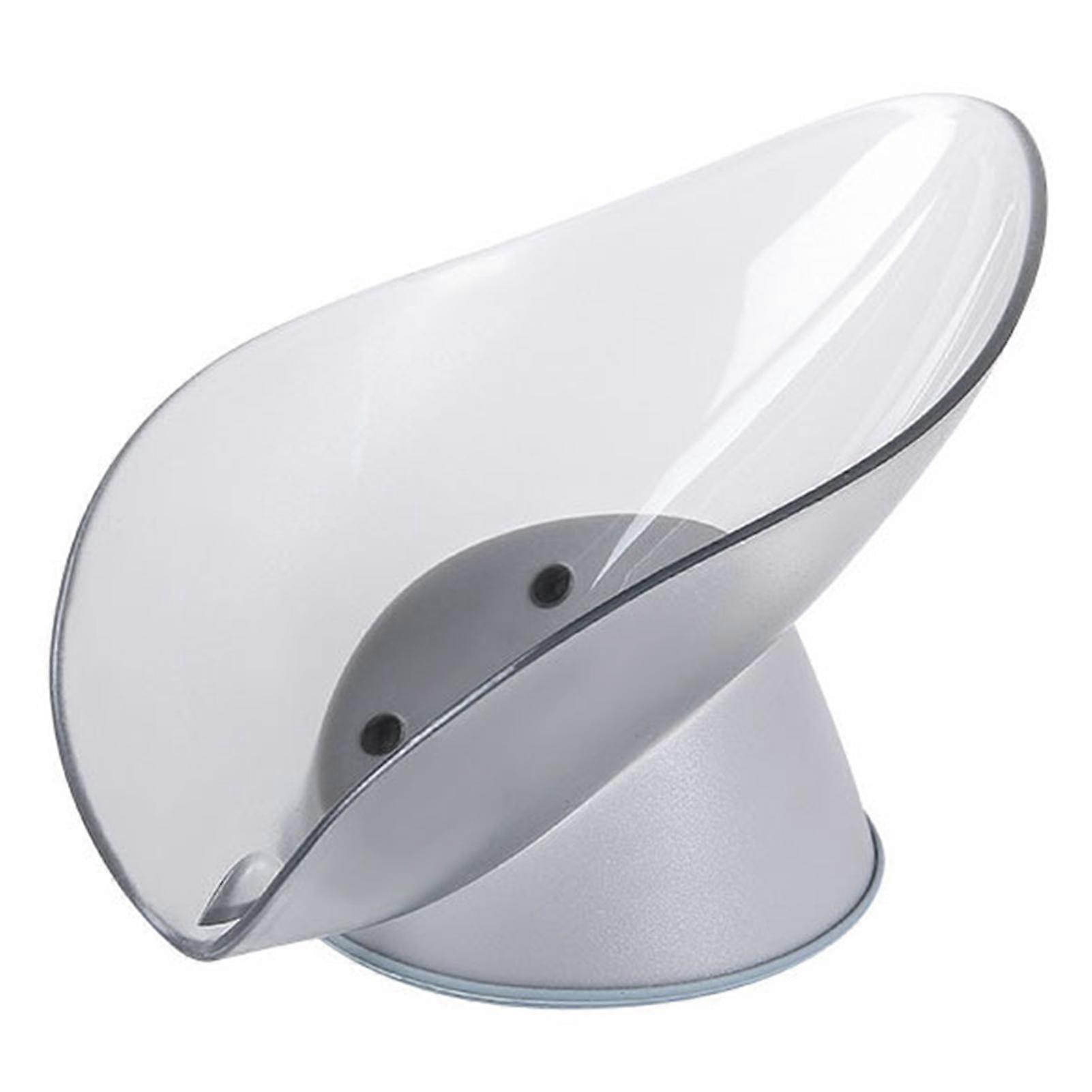 Rotating Sucker Soap Holder With Suction Cup Self Draining Bar