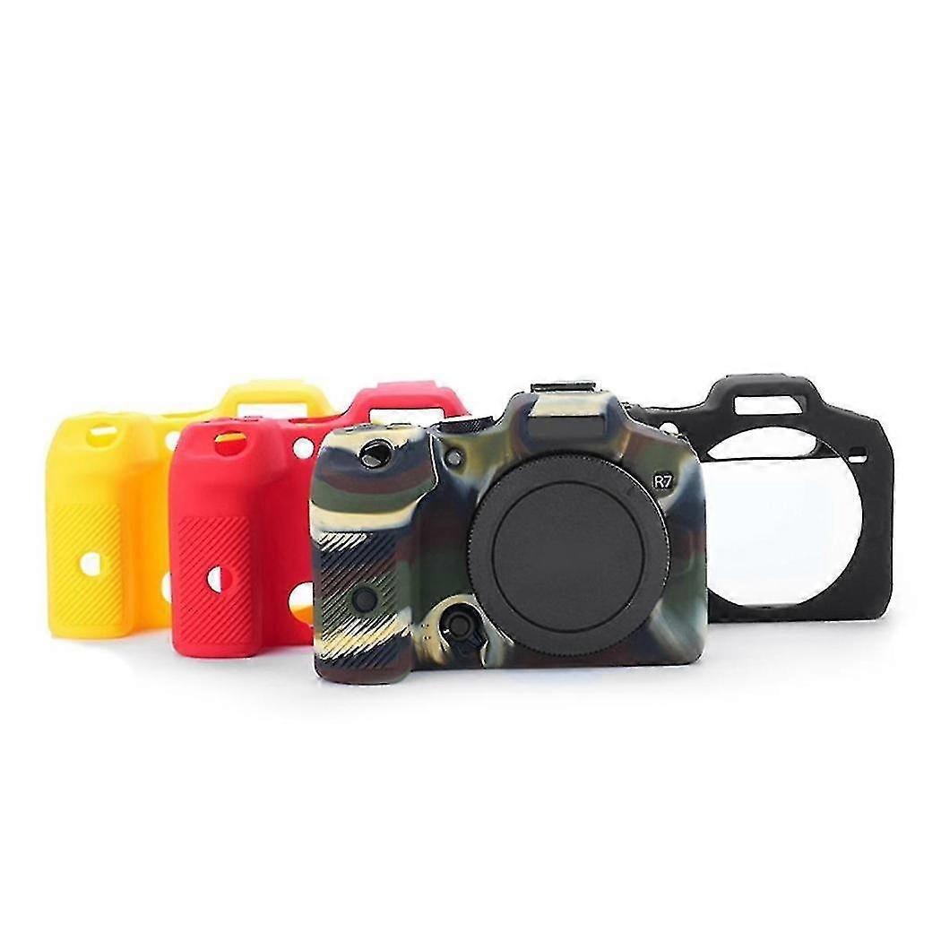 Camera Protective Case Suitable For R7 Camera Silicone Case R7 Slr Camera Protective Case Yellow