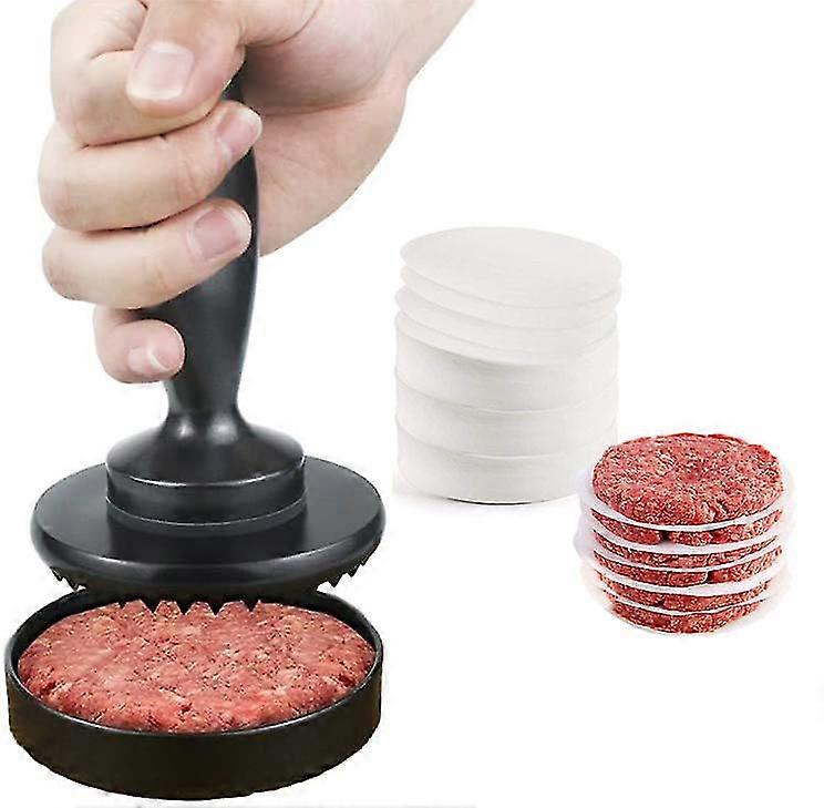 Burger Press Patty Maker None Stick Hamburger Press With 100pcs Patty Paper