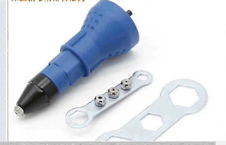 Cordless Electric Rivet Gun Adapter Kit Rivet Nut Drill Adaptor Riveting Tool Insert Nut Hand Tool Power Machine Accessories Hot