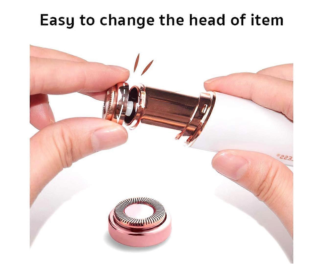 Lipstick shaver replacement head 4 + 1 brush