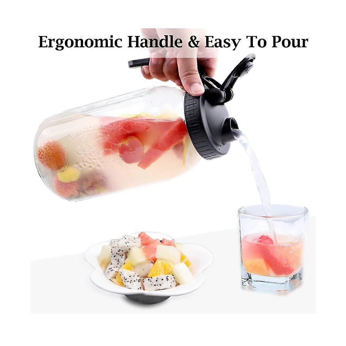 Cold Brew Coffee Maker 32oz Cold Brew Pitcher With Stainless Steel Super Dense Filter For Iced Brew