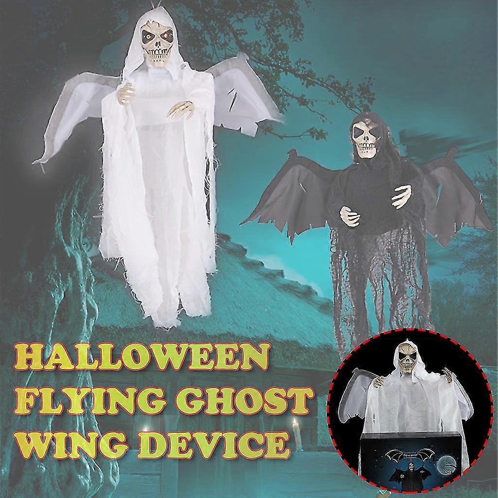 Halloween Flying Ghost electric luminos sunet de control de decorare