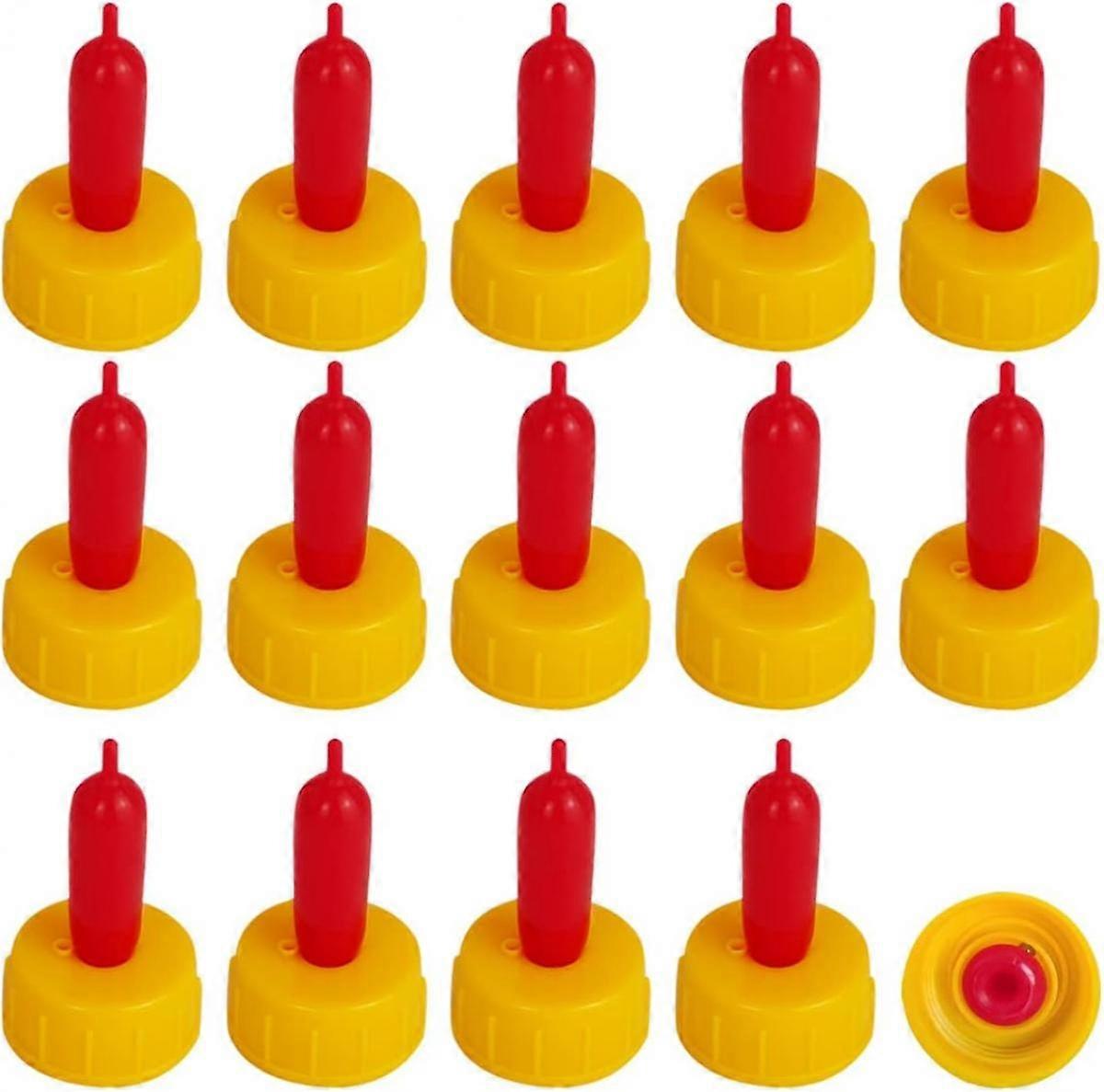 Small Animal Milk Drink Nipples with Flutter Valves Soft Rubber Cow Calf Milk Drinking Nipple for Goats Lambs Sheep Piglet Screw On Soda Bot