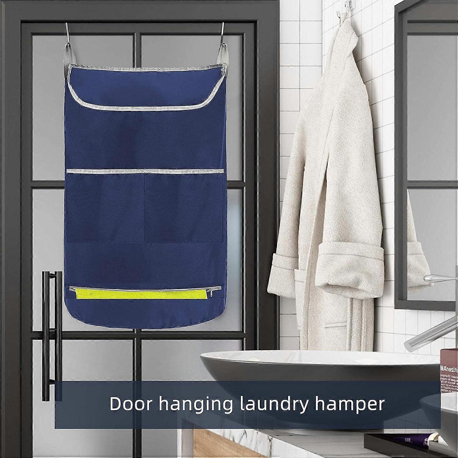 Over The Door Laundry Hamper - Durable Space Saving Laundry Bag - Clothes Storage Bag