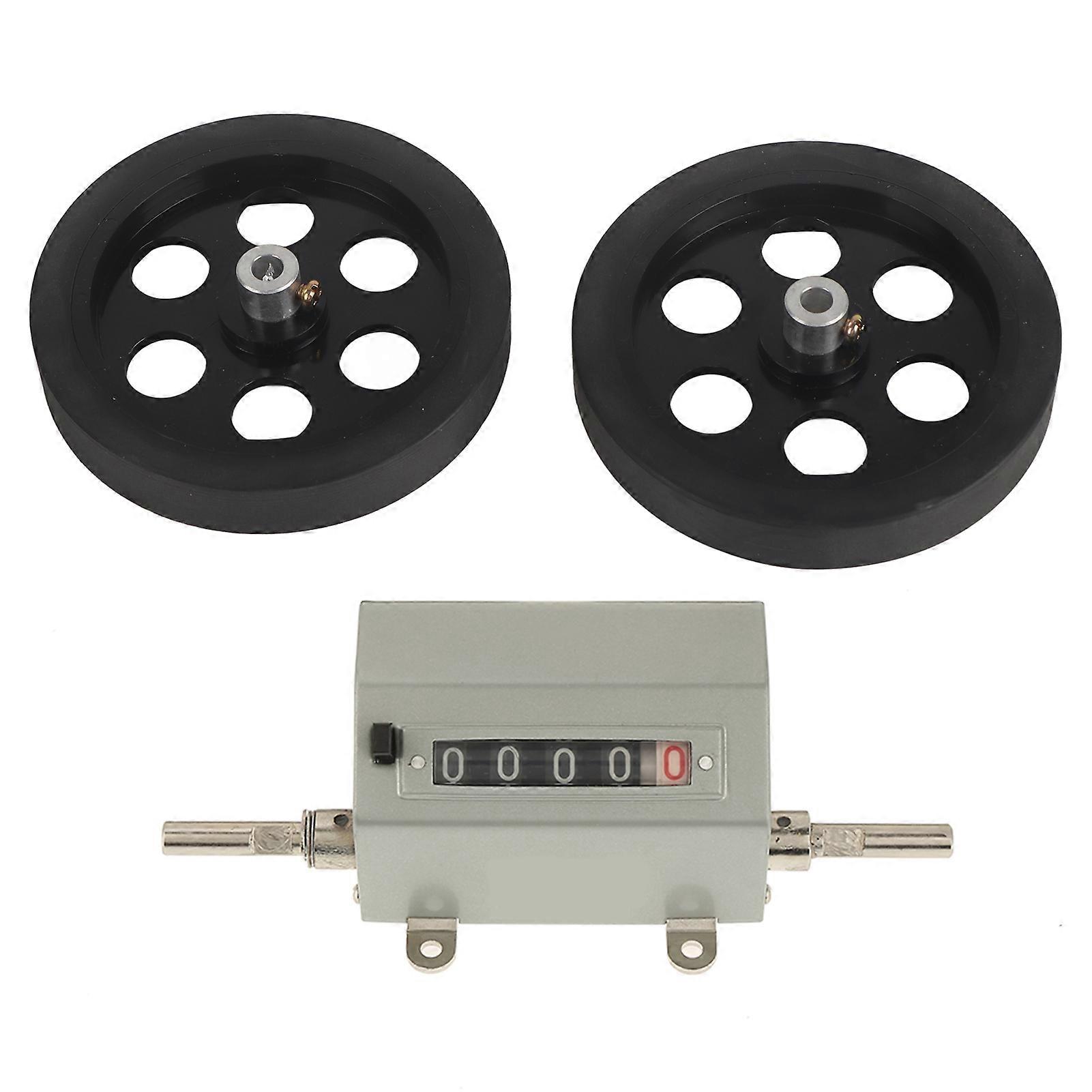 1pc Rolling Wheel 5 Digits 0?9999.9 Length Counter Max Speed 350RPM Grey Reset