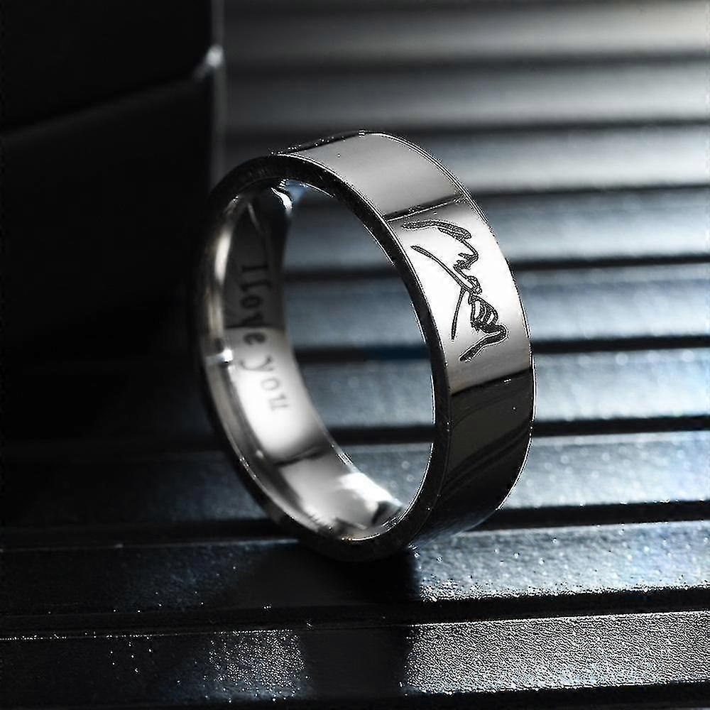 I Love You Engraved Ring