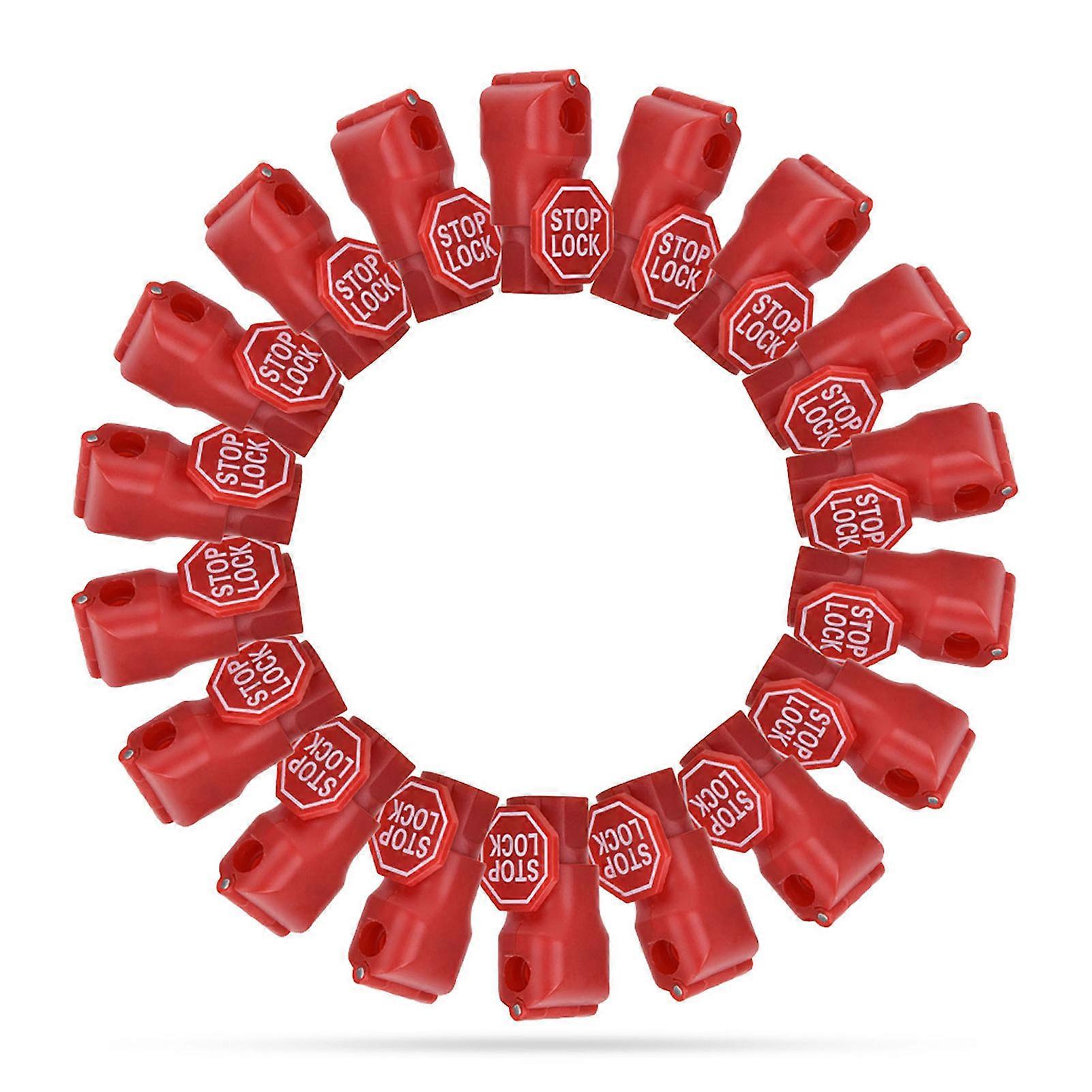 100Pcs Supermarket Hook Lock Antitheft Display Shelf Hook Lock Fastener Accessories 4.5mm