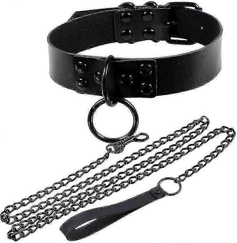 Dark Personality Exaggerated Leash Collar - Happy H