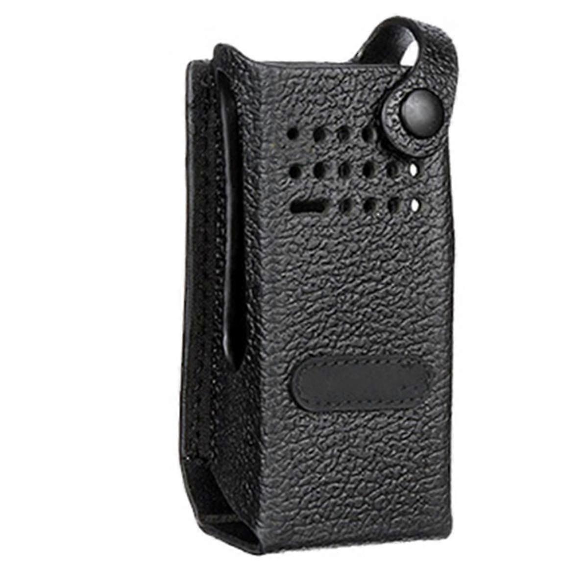 Pmln5839 Walkie Talkie Hard Leather Carry Case For Xpr7000 Xpr7350 Xpr7350e Dgp8050 Dp4400 Dp4401 Radio
