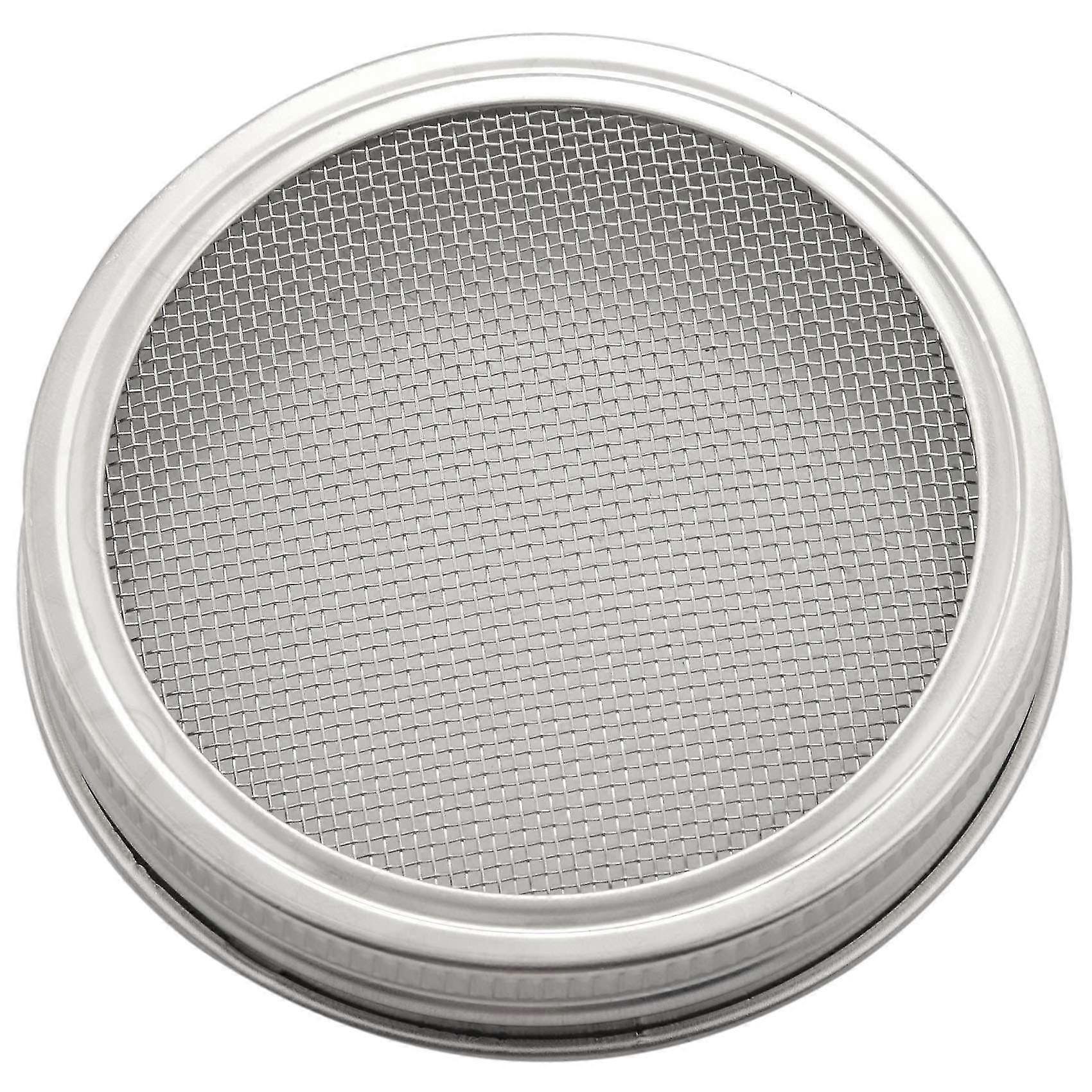 4pcs/set Stainless Steel Sprouting Lid For Wide Mouth Jars Canning Jars Speed Strainer Lid Net Cove