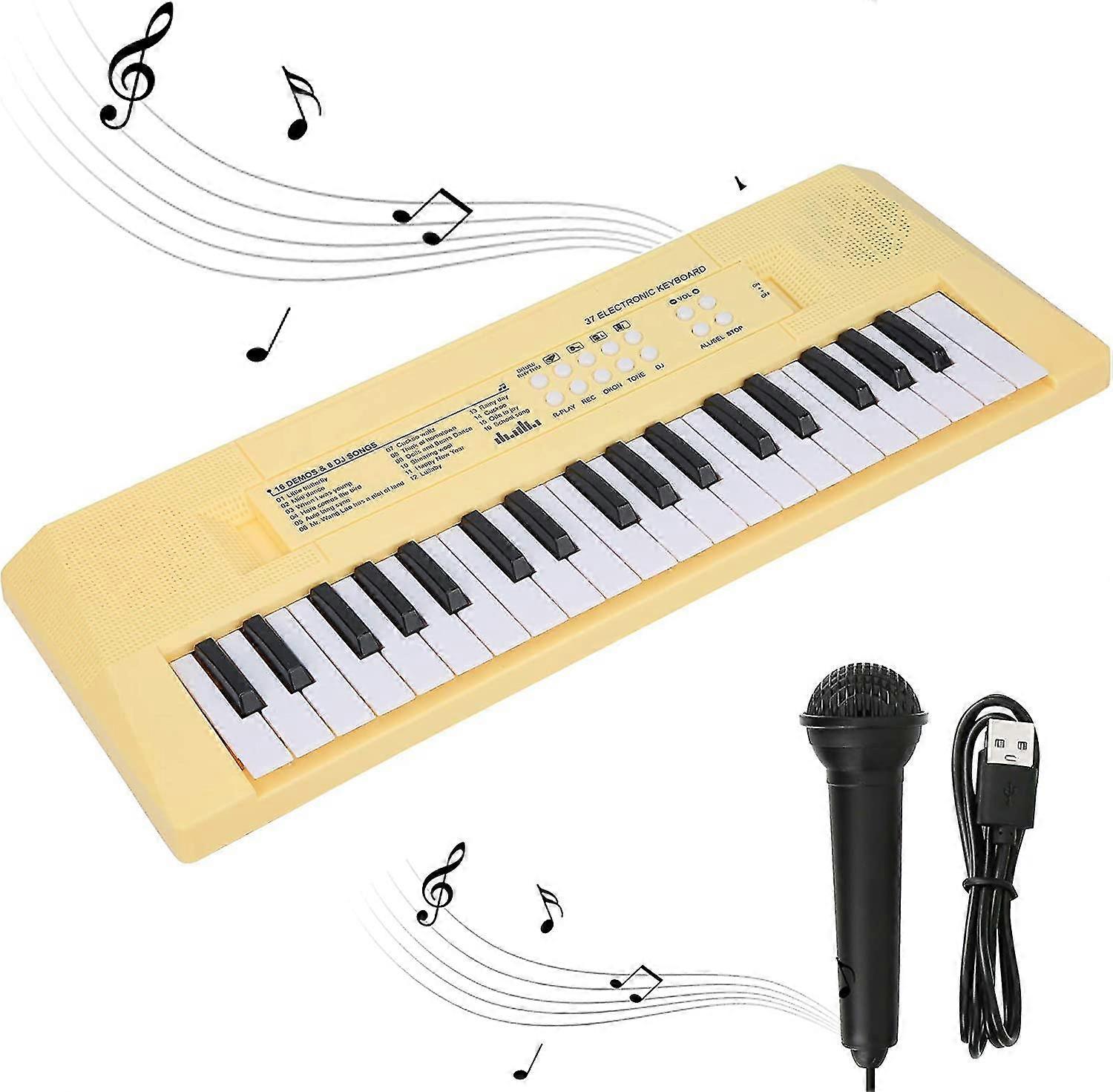 Pianino elektroniczne z mini klawiaturą 37-klawiszowa klawiatura elektroniczna Pianino dziecięce