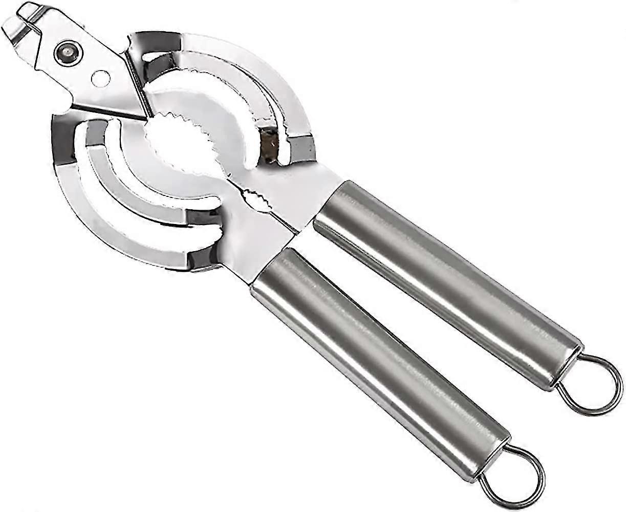Heavy Duty Bottle And Jar Opener, Multi Function Can Opener Stainless Steel Jar Opener With Handle, Solid And Durable Beer Openers For Home, Kitchen