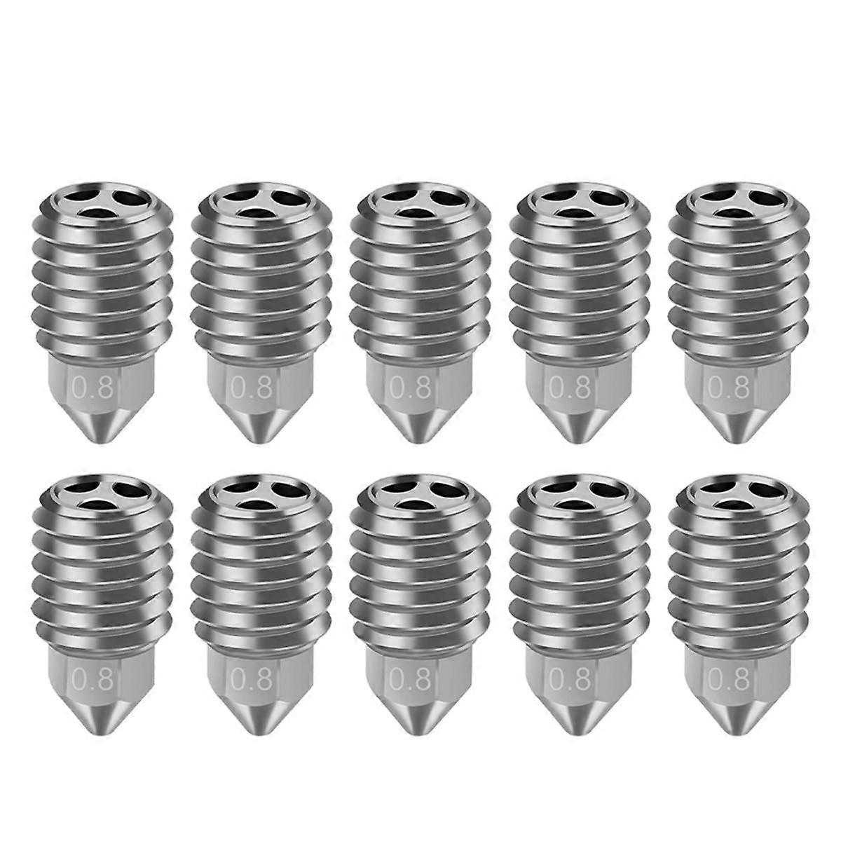 For X1 X1C P1S P1P Copper Plated Nozzle High Flow CHT Nozzle 3D Printer Accessories 0.8mm