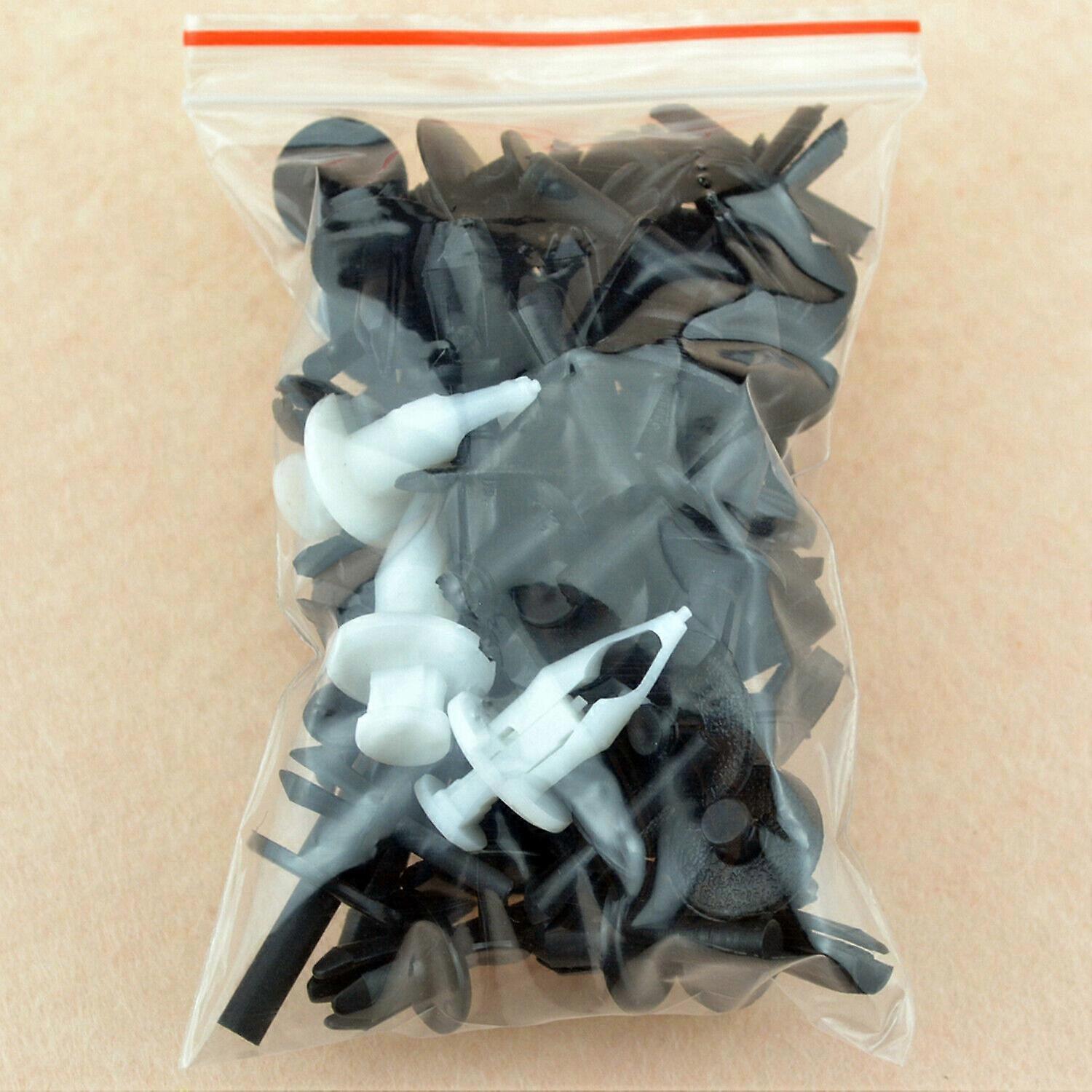 Universal Plastic Expansion Rivet Set 60 With 12 Type Push-in Retainer Fasteners