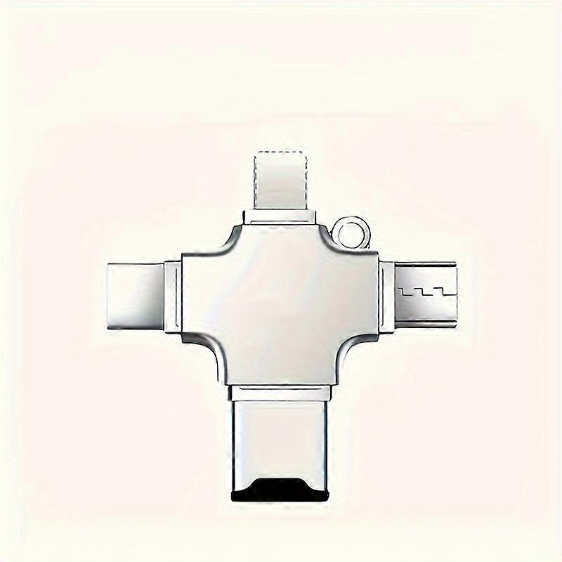 Suitable For IOS Adapter, For Android/Type-C Mobile Phone Four-in-one Multi-function Card Reader, TF Card USB 3.0