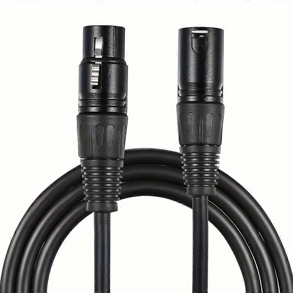 Kanon Public To Vowel Audio Cable XLR Canon Cable Microphone KTV Balanced Line Live Power Amplifier Mixer Black Eid Al-Adha Mubarak
