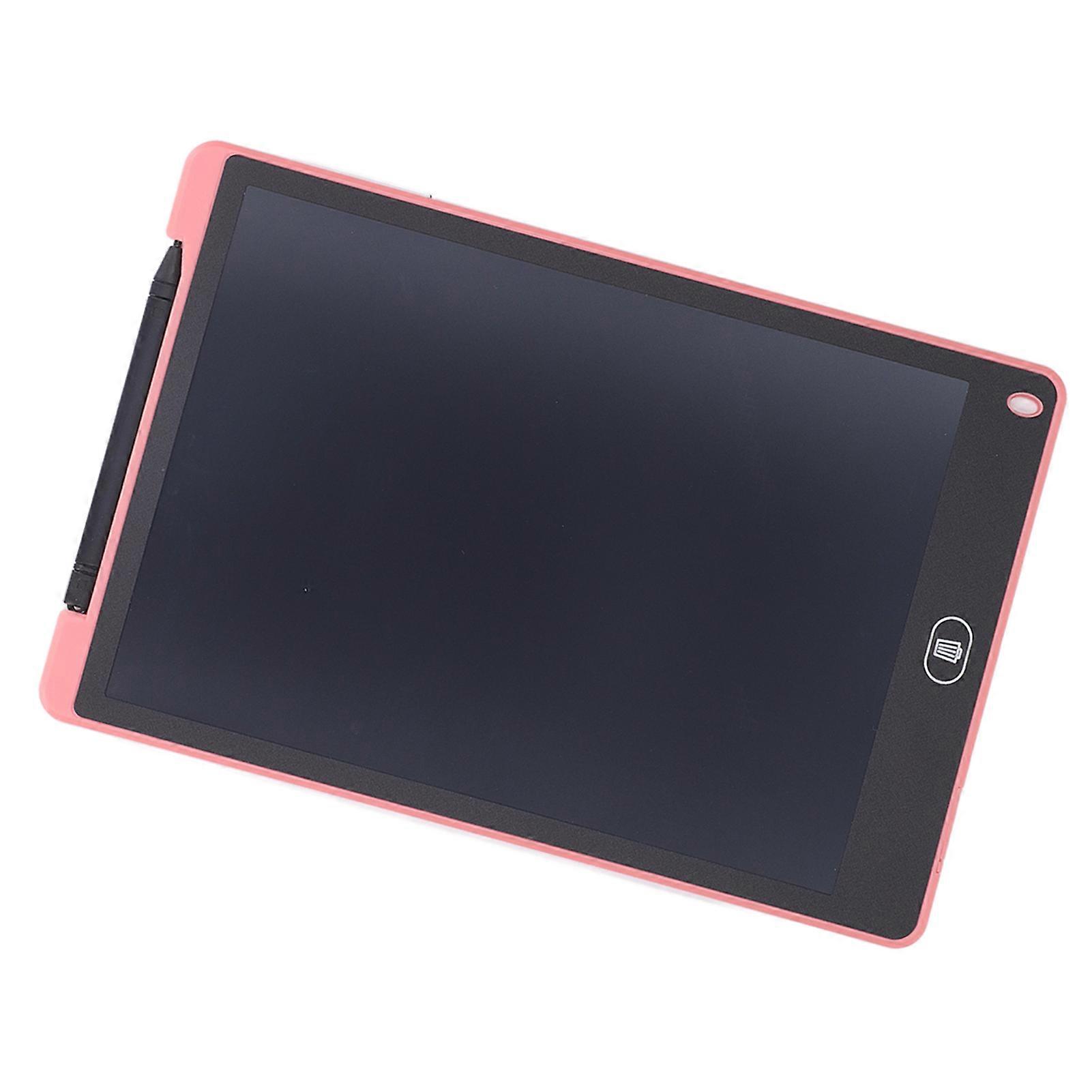 12in LCD Writing Tablet for Kids Graffiti Drawing with Long-lasting Battery Pink