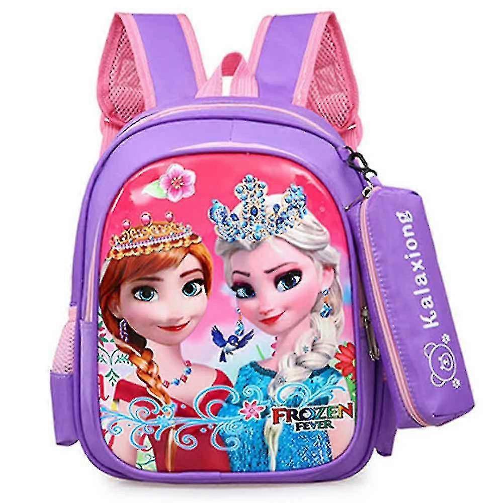 backpack nylon school cartoon spider-man schoolbag detachable matching