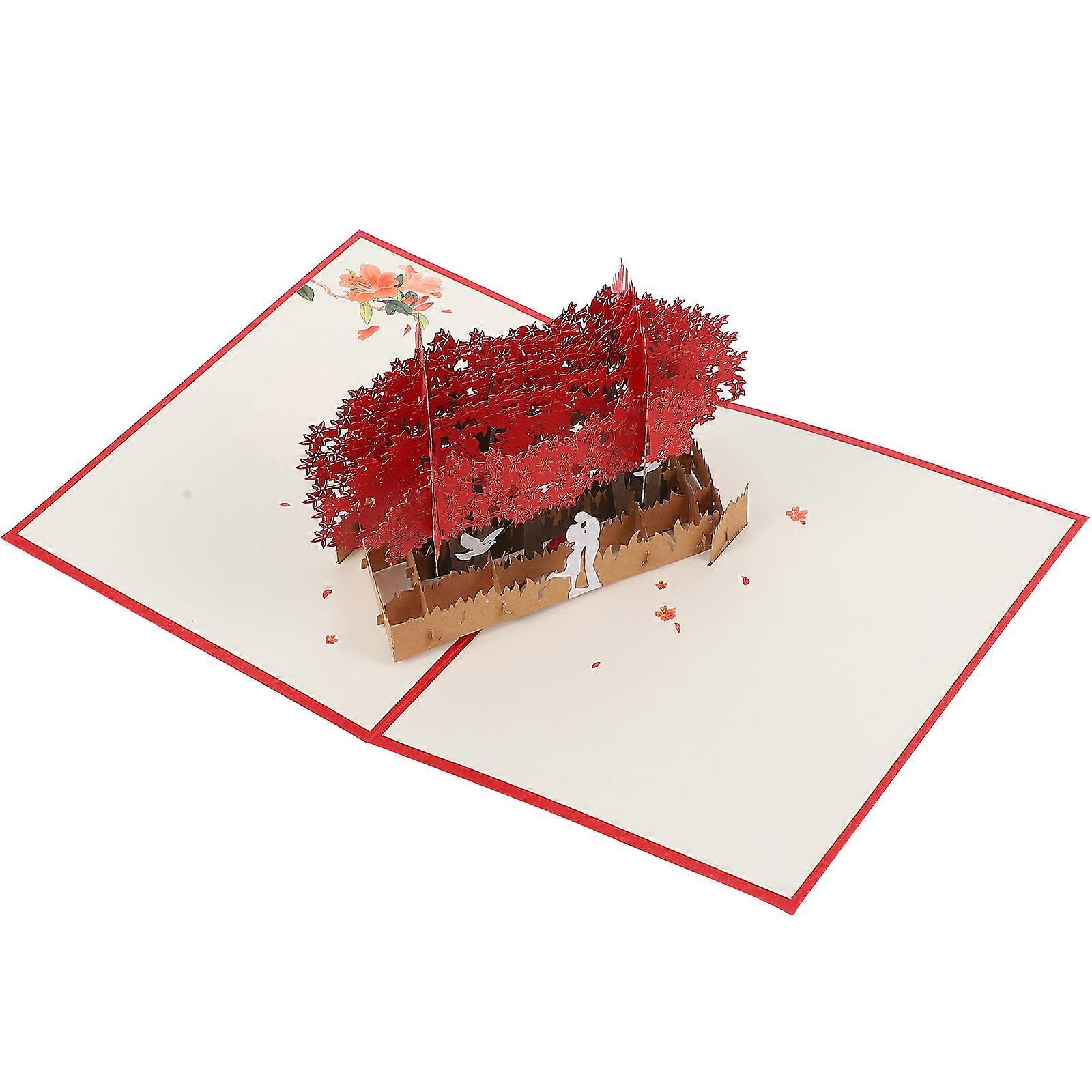 Valentine's Day Greeting Romantic 3D Cuckoo Bird Blessing Message