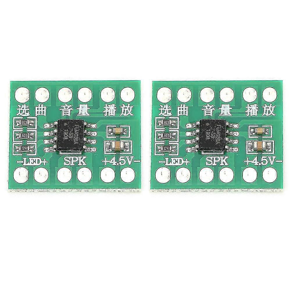 2Pcs Adjustable Volume DIY Music Chip Module for Smart Doorbell