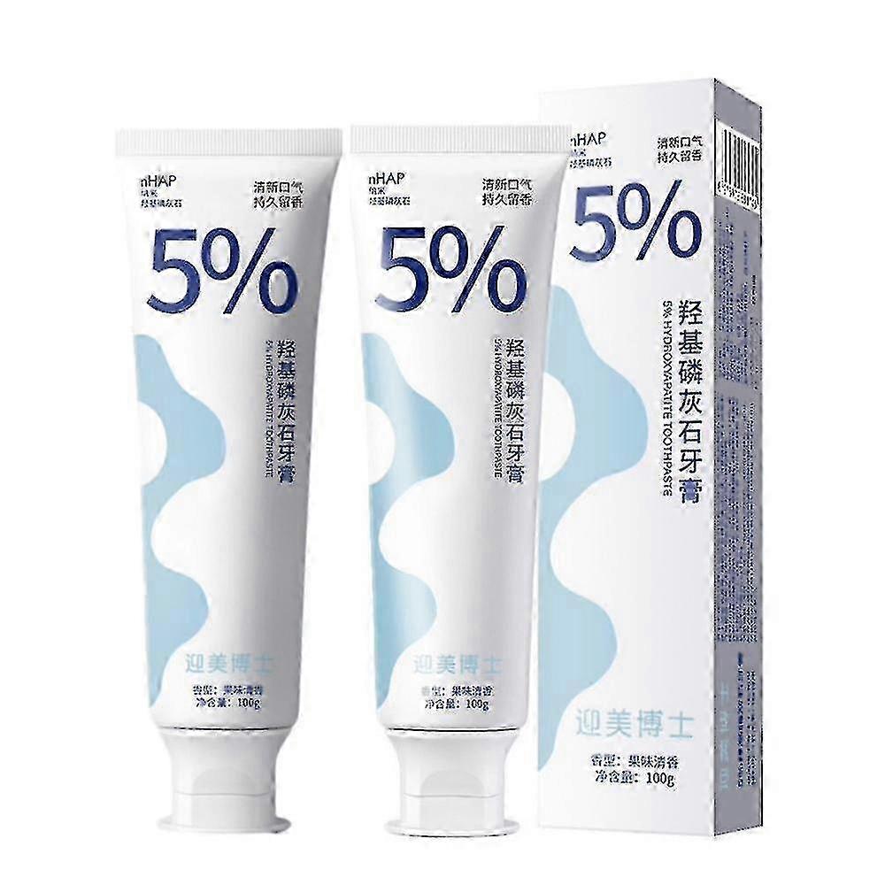 2x Hydroxyapatite Toothpaste Probiotic Toothpaste 100g