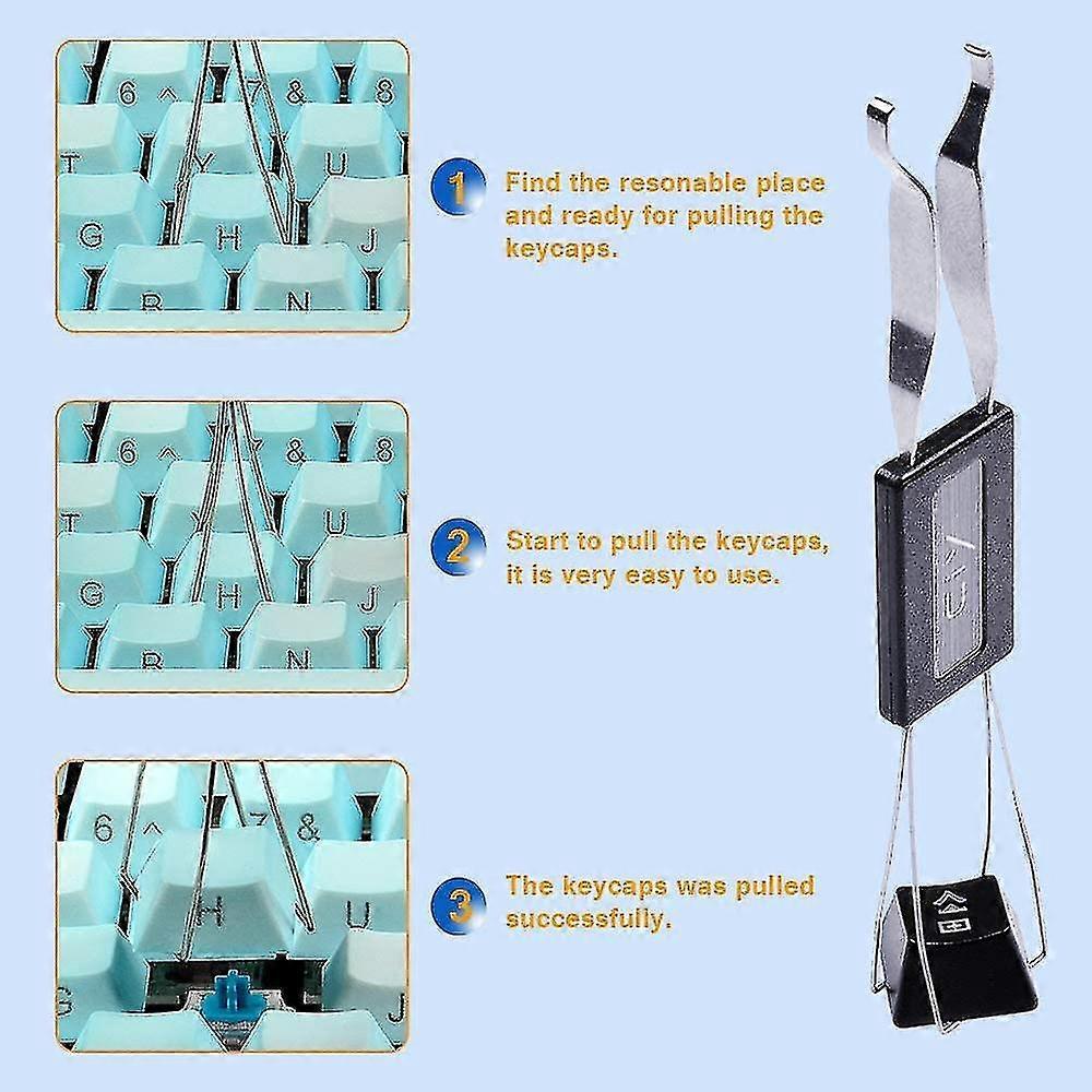 Keycap Puller din oțel inoxidabil Keycap Removal Tool Keycap Remover