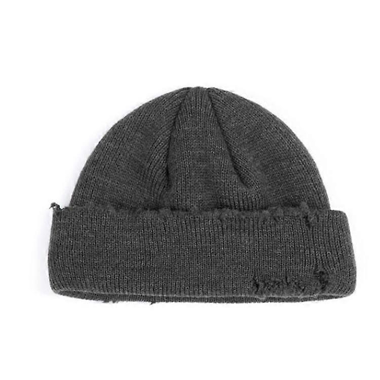 Ripped Beggar Autumn and Winter Woolen Knitted Cap