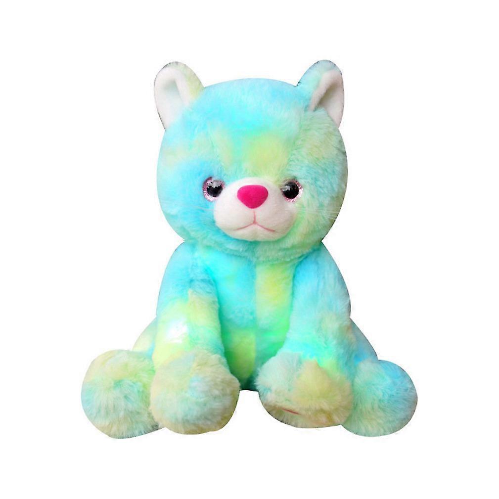 LED Luminous Cat Plush Toy Kids Gift 25cm