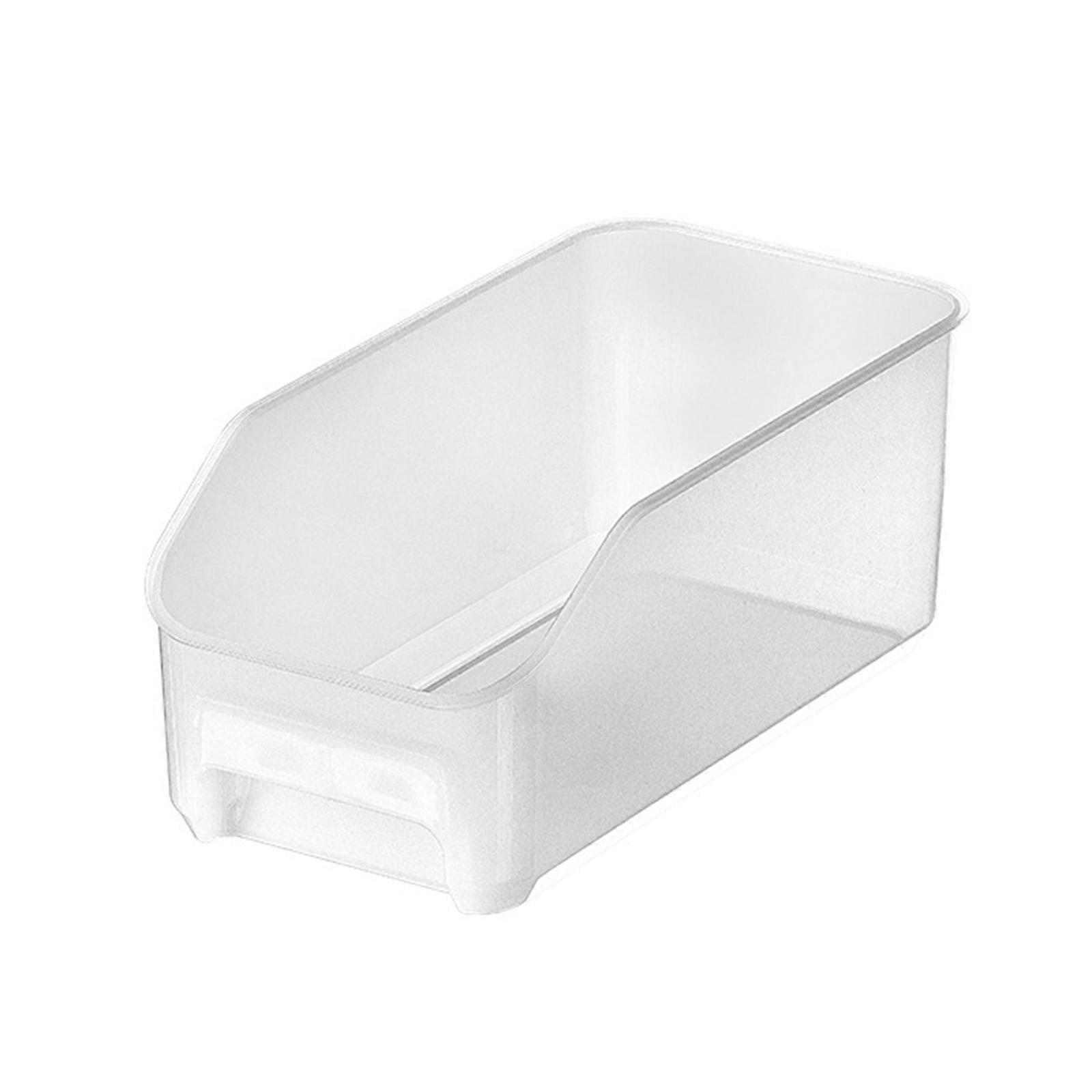 Storage Box Crisper Refrigerator Organizers Plastic PP White Color Rectangle Clear Rectangular Transparent Sealed Cans