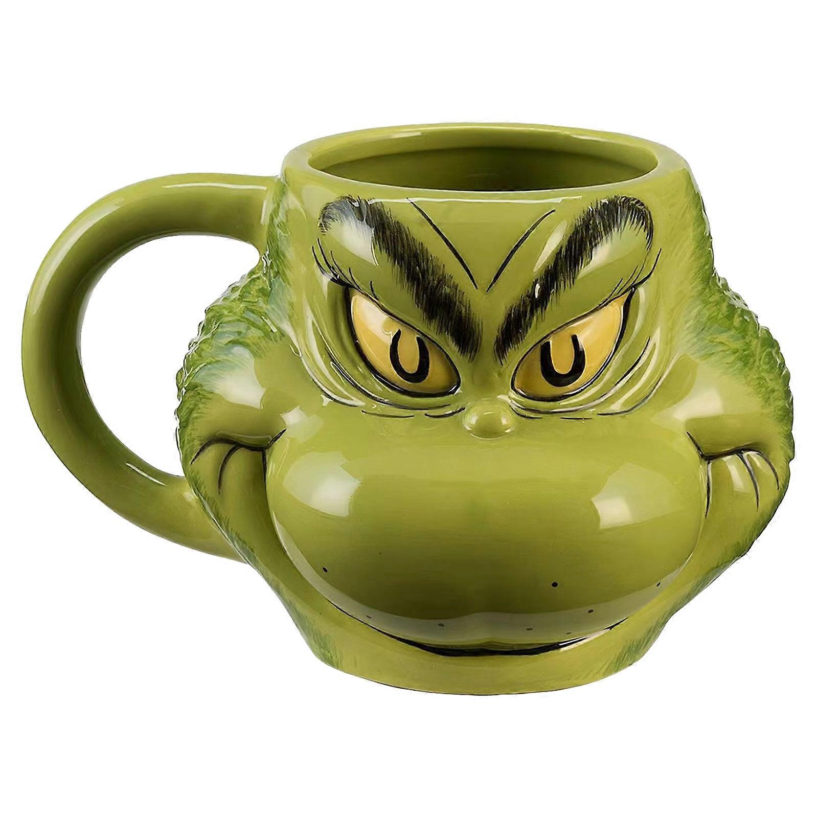 Cup Dr. Seuss Grinch Sculpted Ceramic Mug
