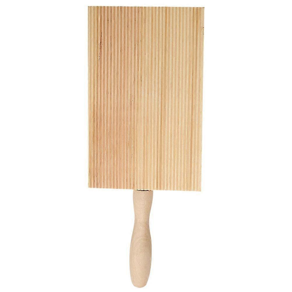 1db háztartási Garganelli tábla praktikus fa tészta gnocchi tábla (Khaki)