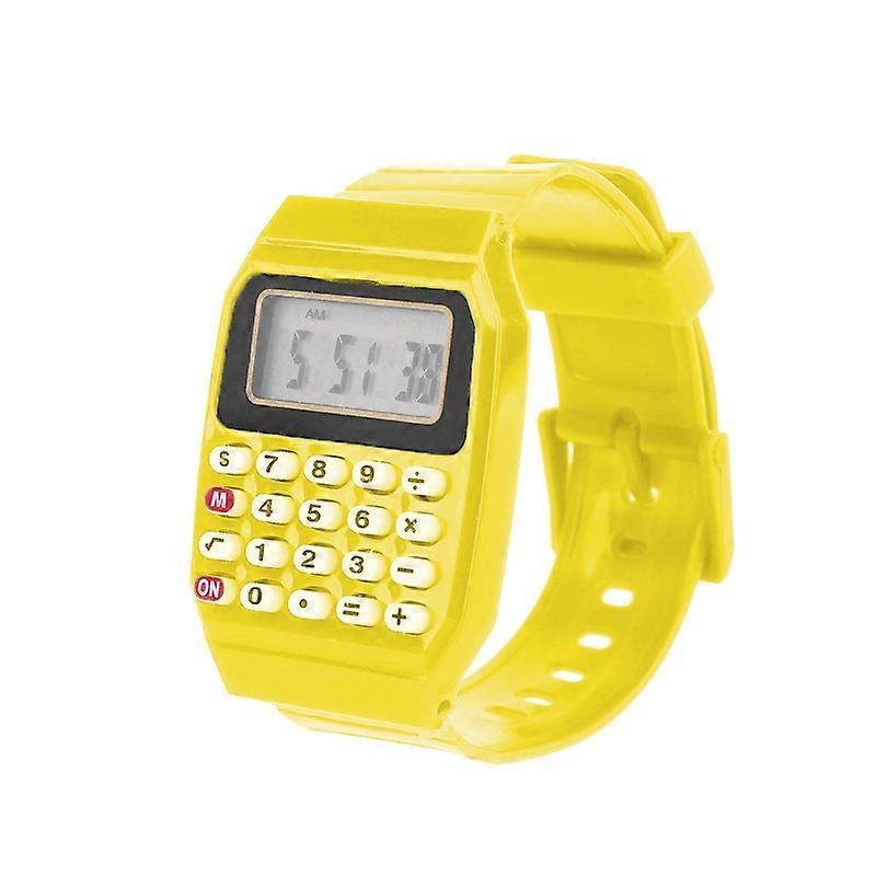 Fad Enfants Silicone Date Multi-Purpose Enfants Calculatrice Électronique Montre-bracelet