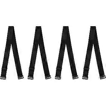 2 Pair 18mm Width Stretchable Shoulder Bra Straps Adjustable Elastic Straps for Women