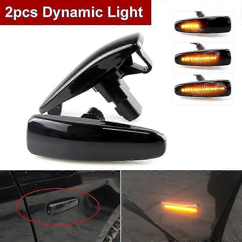 Led Side Fender Dynamic Turn Signal Light Marker Lamp For Mitsubishi Lancer Evolution Evo X Outlander Sport Rvr Asx Mirage 2014+
