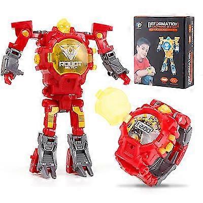 Creative Robot Transformer Kids Watch,Big Face Boys Digital Wrist Watches for 2-14 Year Old