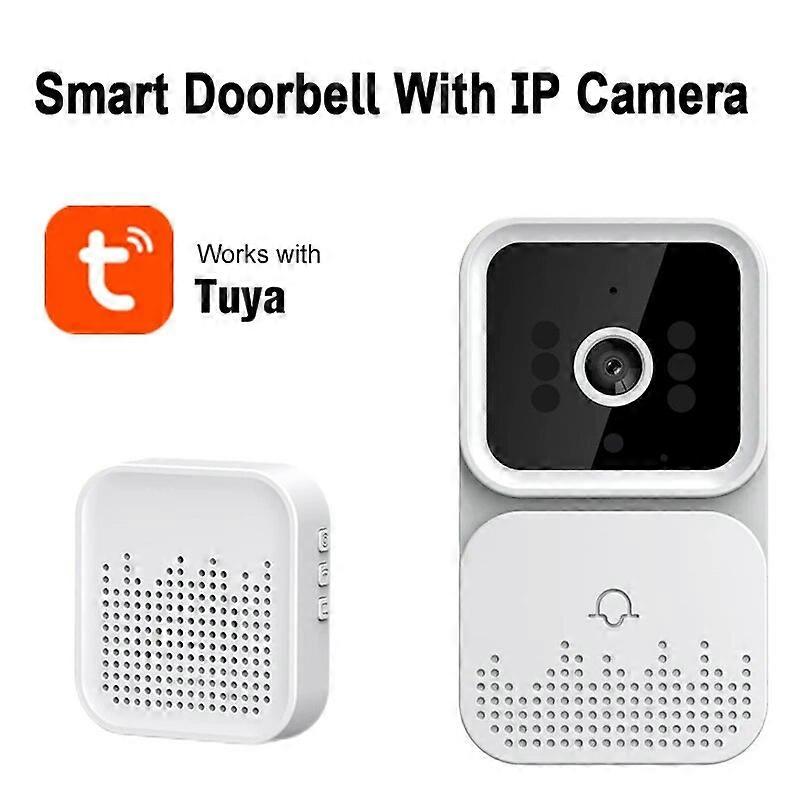 Tuya wireless video doorbell wifi 2.4G 5GHZ digital video intercom waterproof electronic doorman 1080P home security camera