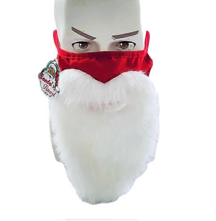 Christmas White Beard Red Mask