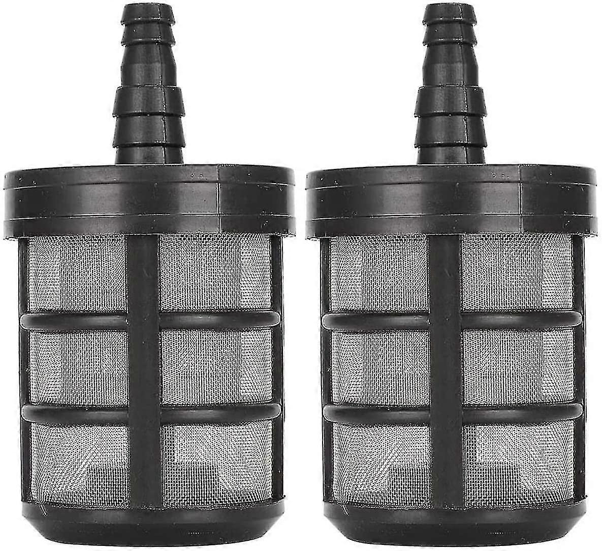 2pcs Garden Hose Filter, Water Pump Strainer Filter Stainless Steel Double Layer Encryption Strainer For Sprayers