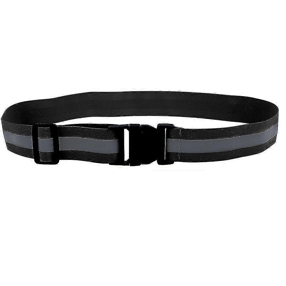 Reflective elastic belt or waistband, military traditional style luminous belt, adjustable