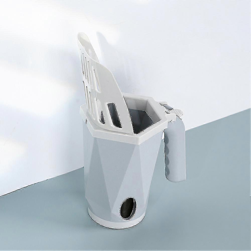 2-in-1 Cat Litters Scoop Integrated Litter Scooper With Litter Box Large Capacity Waste Container Removable Cat Feces Shovel