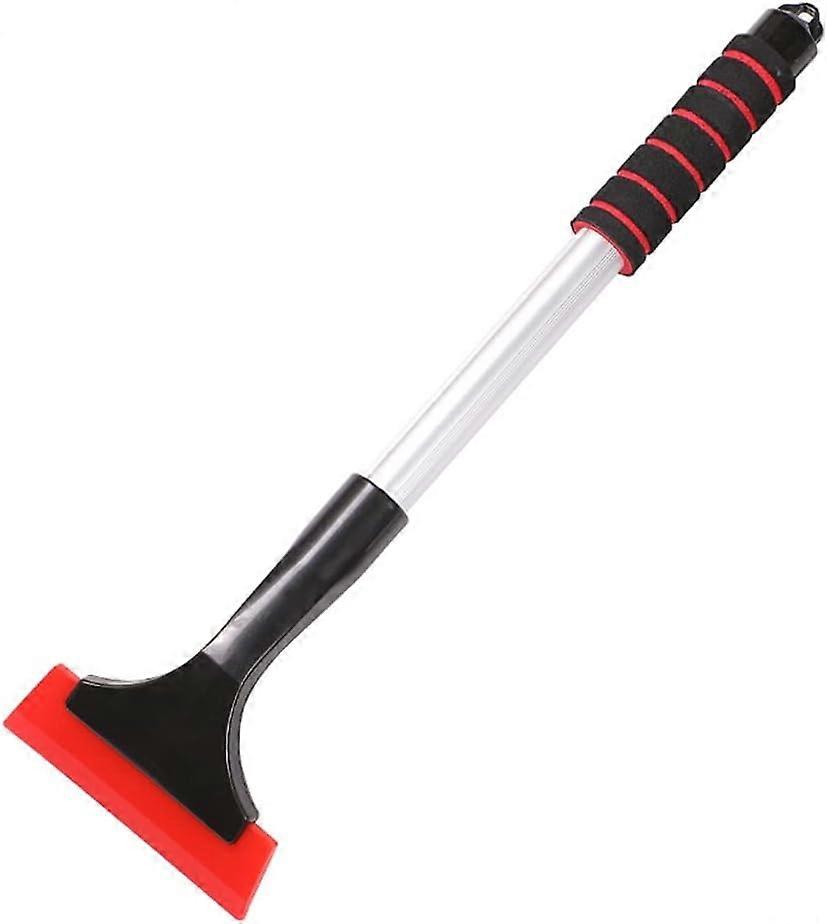 Promotional sales Retractable Ice Scraper Snow Plow Removable Snow Plow Tool with Foam Handle 360 Rotating Brush Head Snow Plow