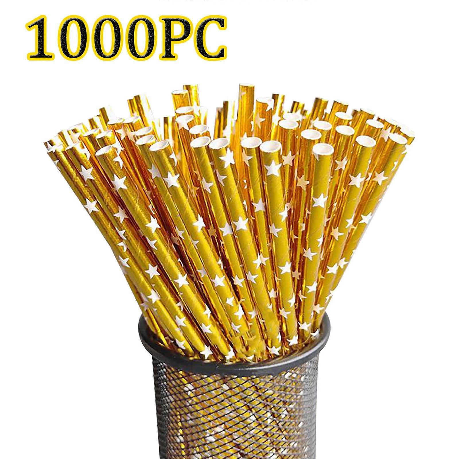 Disposable Independent Packaging Coffee Plastic Double Hole Straw (1000pc)