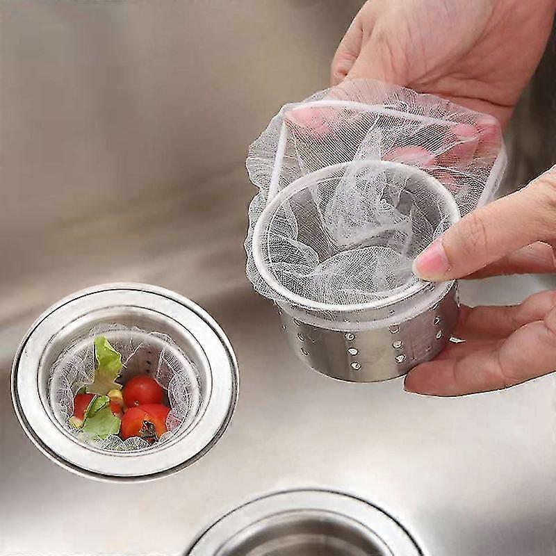 300pcs Kit Sink Filter Skjerm Kloakkfilter Skjerm Avløpsuttak Garba Vask Gulvavløpsfilter Skjerm