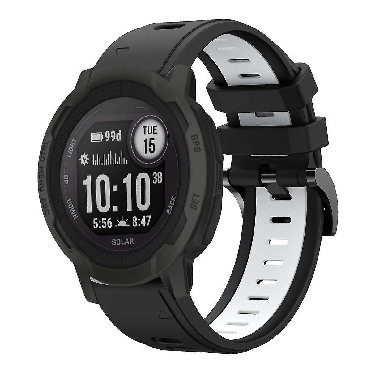 Silicone Watch Band For Garmin  Instinct 2 Solar