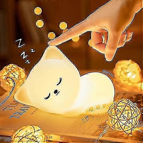 Cat Child Night Light,baby Night Light,rechargeable