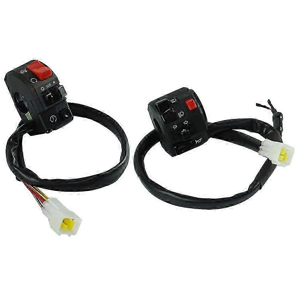 22mm Motorcycle Switches Horn Button Turn Signal Switch Electric Fog Lamp Light Start Handlebar Con