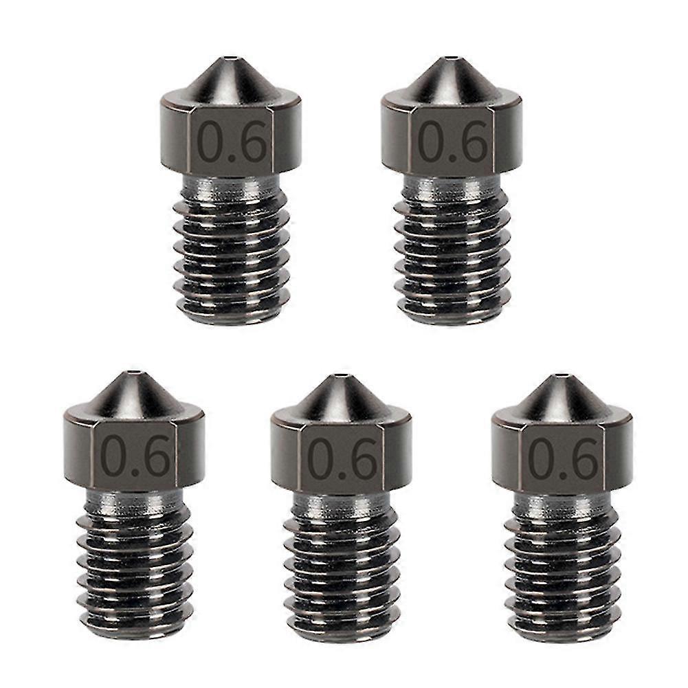 For Hardened Steel Nozzles V6 Nozzle For 1.75mm V6 Hotend Aero Extruder Prusa I3 Mk3 3d Printer 0.6m
