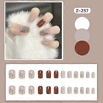 Franske spisse negler Ovale negler Gentle Wearable Fake Nail